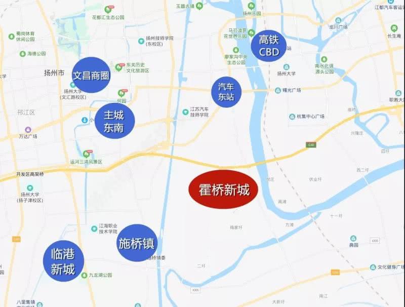 霍桥片区的规划