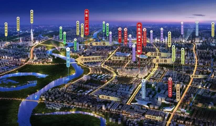 扬州中集禹州江山赋位置图