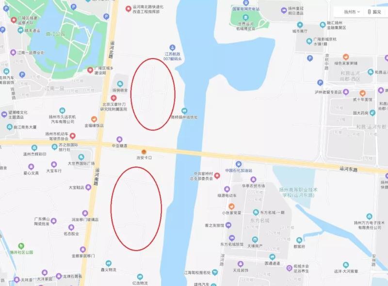 运河西路南北侧地块
