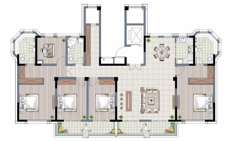 扬州金湾1号户型图
