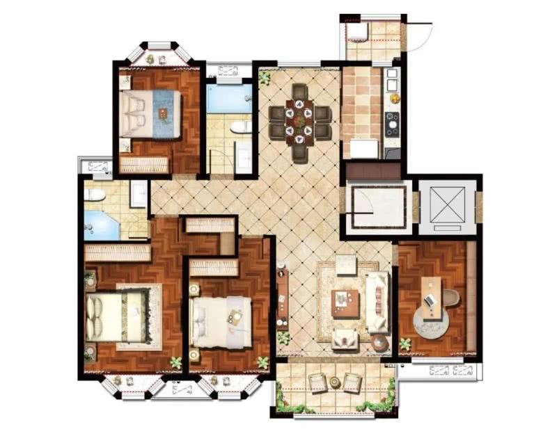 扬州蜀岗金地户型图