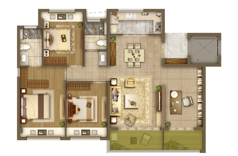 璀璨星辰户型图
