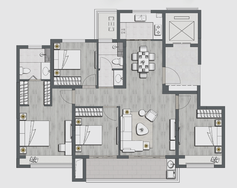 远洋大河宸章户型图