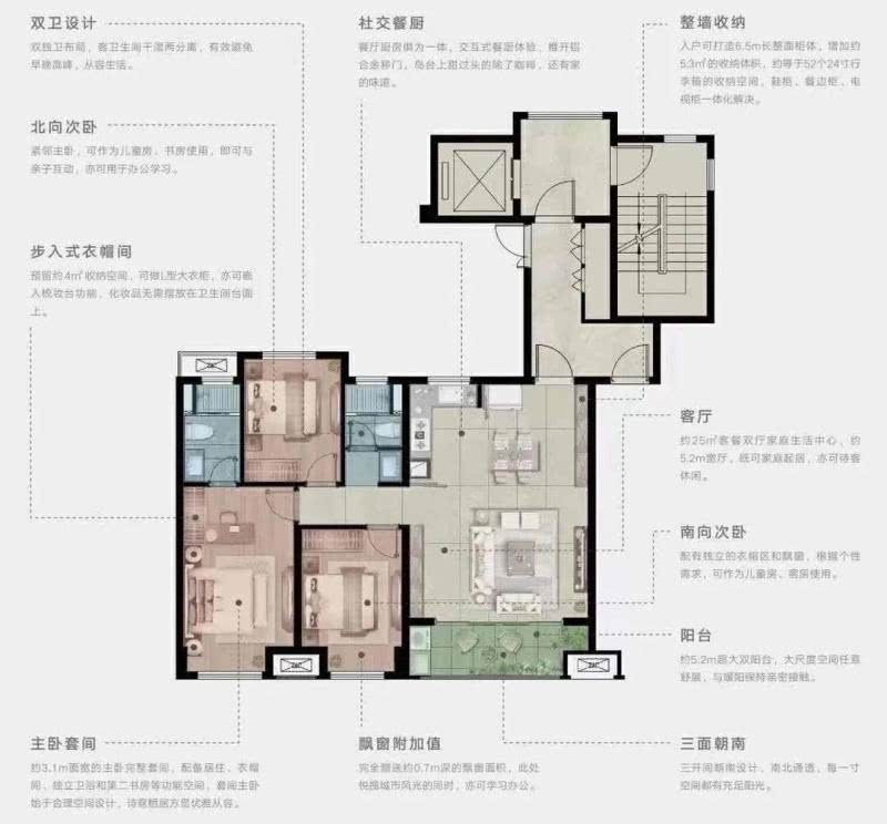 万科时代风华户型图