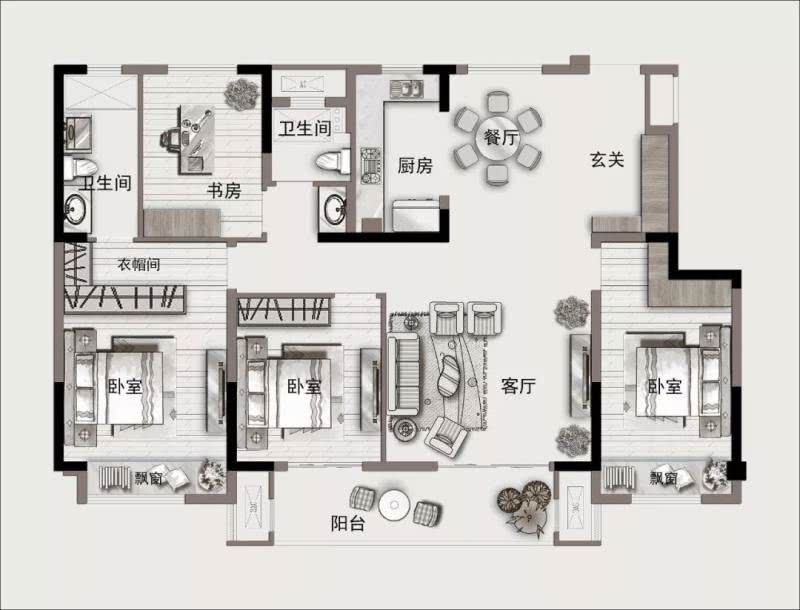 佳源世纪宸章户型图