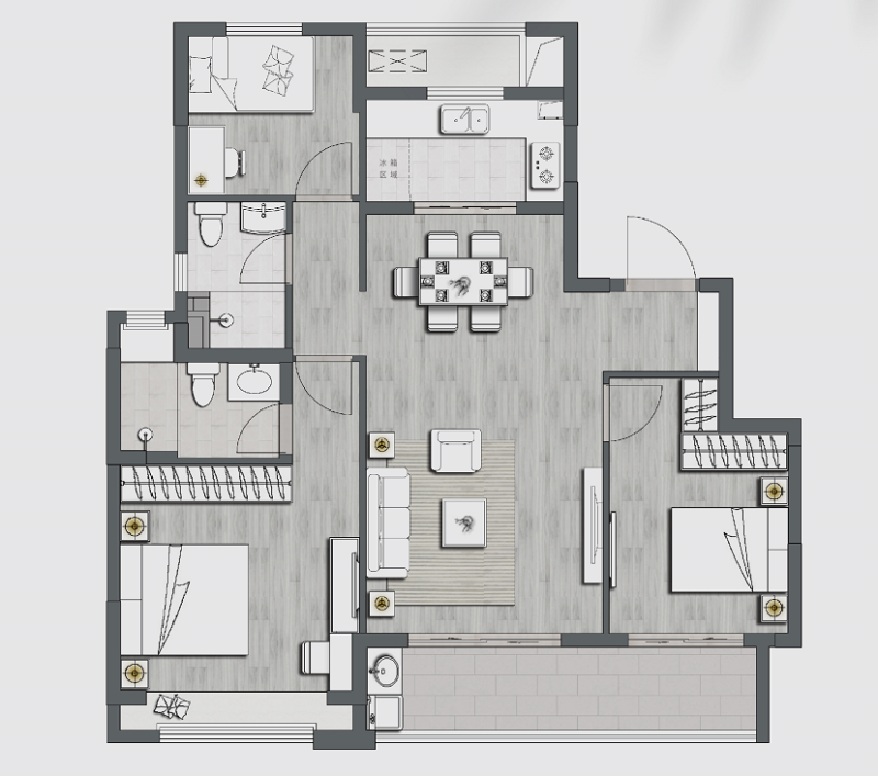远洋大河宸章户型图